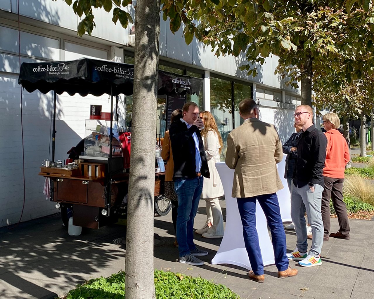 Kaffeewagen bei Knauber.